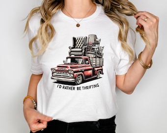 I'd Rather be Thrifting Png, Antique Thrifting Sublimation Design, Flea Market Hunting Digital Design, Garage Sale Png, Junk Queen Png