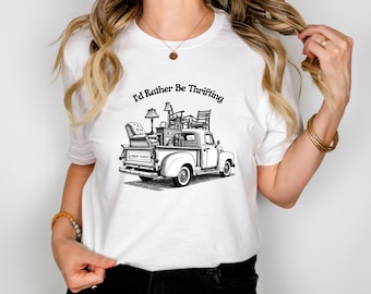 I'd Rather be Thrifting Png, Antique Thrifting Sublimation Design, Flea Market Hunting Digital Design, Garage Sale Png, Junk Queen Png