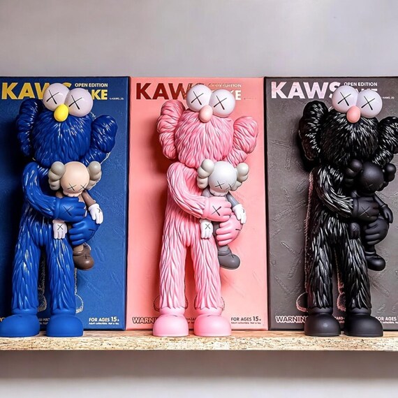 Limited Edition Elmo Kaws Inspired Doll | Handcrafted Art Toy for