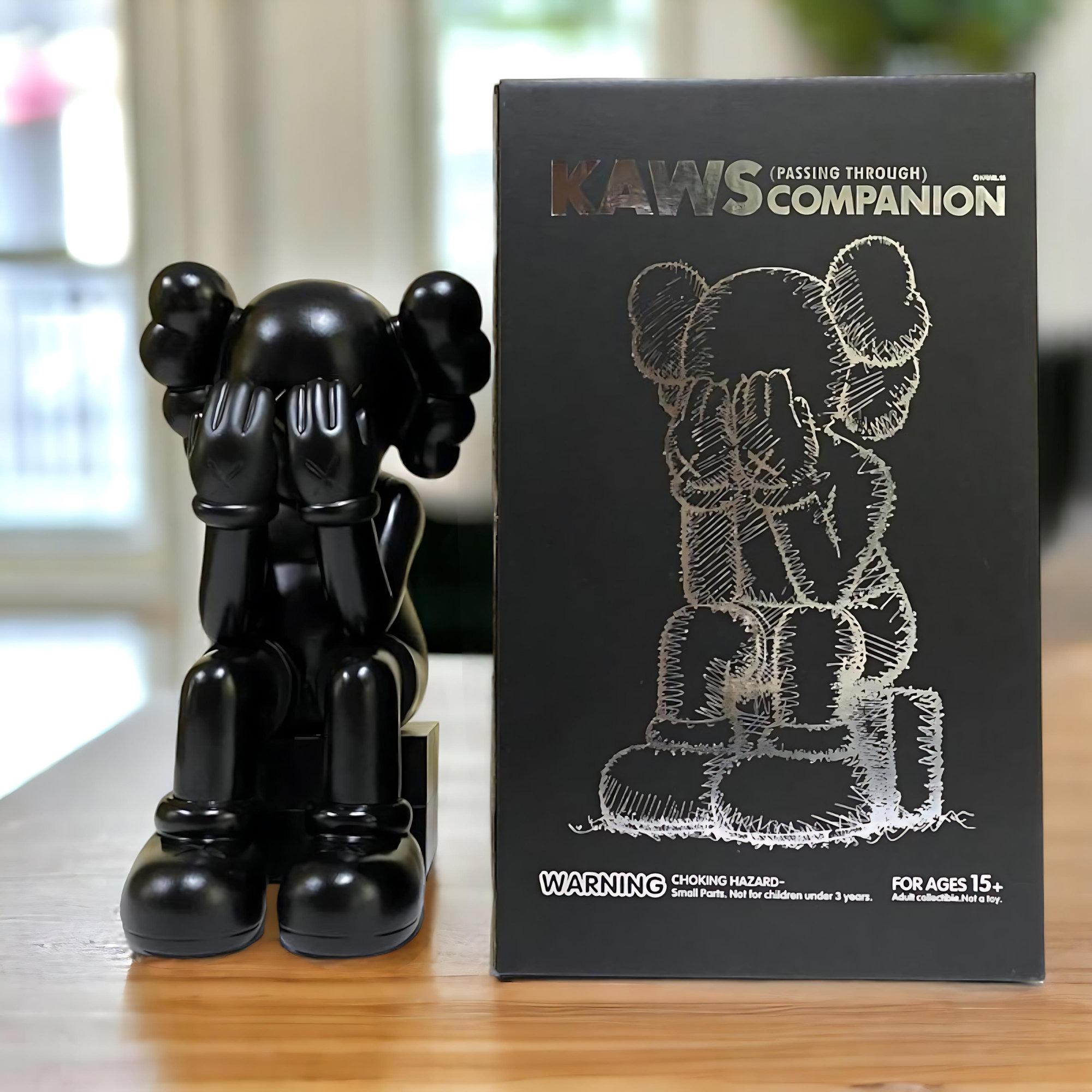 Inspired by KAWS Sit Statue - Modern Art Decor, Hypebeast