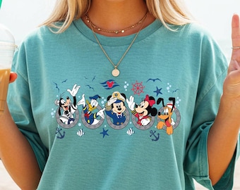Comfort Colors® Disney Mickey And Co Cruise Shirt Mickey And Minnie Cruising Tshirt  Disney Vacation, Disney Cruise, Family Matching 212361