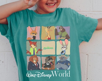 Disney Zootopia Characters Shirt, Comfort Colors Judy Hopps Tee 213867