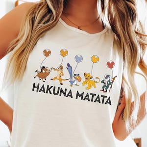 Comfort Colors The Lion King Hakuna Matata Tank Top, Disney Lion King Shirt, Disney Animal Kingdom Tank top, Disney Simba Tank top, 211719