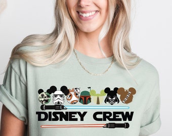 Star Wars Disney Crew T-Shirt, Disney Star Wars Shirt, Disney Crew Shirt, Disneyland Shirt, Family Disney Trip, Unisex Comfort Colors 211160