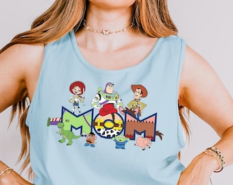 Camiseta sin mangas familiar Disney Toy Story de Comfort Colors, camiseta sin mangas personalizada, camiseta sin mangas familiar Disney, camiseta sin mangas Disney Woody, camiseta sin mangas Buzz, 211163