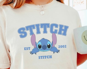 Disney Stitch Est. 2002 Shirt, Comfort Colors Cute Stitch Shirt, Disney Shirt, Stitch Disney Trip Shirt, Stitch Disneyland Shirt, 213301