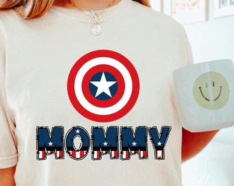 Custom Captain America Shirt Personalized Captain America Shirt Customizable Captain America Shirt Comfort Colors Captain America Tee 211597