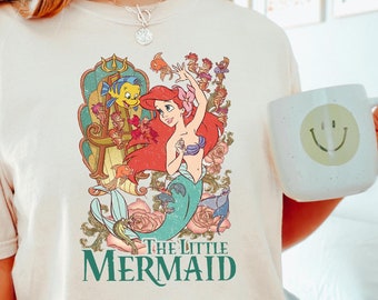 Vintage Disney The Little Mermaid Shirt Princess Ariel Shirt Disney The Little Mermaid Shirt, Disney Princess Shirt Disney Family Tee 210372