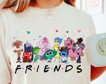 Disney Inside Out 2 Friends Shirt, Mental Health Shirt, Comfort Colors Shirt, Disney Family Trip Shirt Para Shirt Mental Health Tee 212012