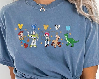Disney Toy Story Shirt Disney Pixar Toy Story Characters Buzz Lightyear Woody Jessie Family Matching Shirt Comfort Colors tShirt 211952