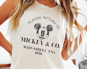 Comfort Colors Disney Mickey & Co Tank Top, Disney Tank top, Disney Family Shirt, Disney Mickey Mouse Tank top, Disney Trip Shirt, 210894