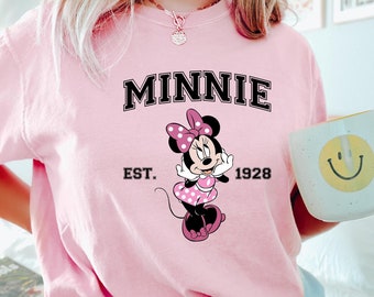 Comfort Colors Vintage Minnie Shirt Retro Mickey Disney Trip Shirt Disneyland Minnie Shirt Family Vacation Shirt Disneyworld Shirt  211089