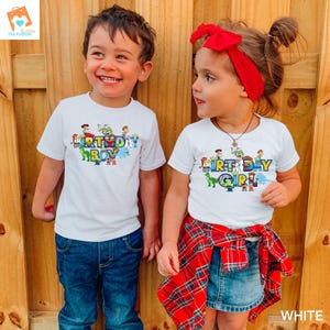 Toy Story Birthday Girl Shirt, Toy Story Birthday Boy  Shirt, Disney Pixar Toy Story Birthday Shirt, Family Matching, Comfort Colors 211163a