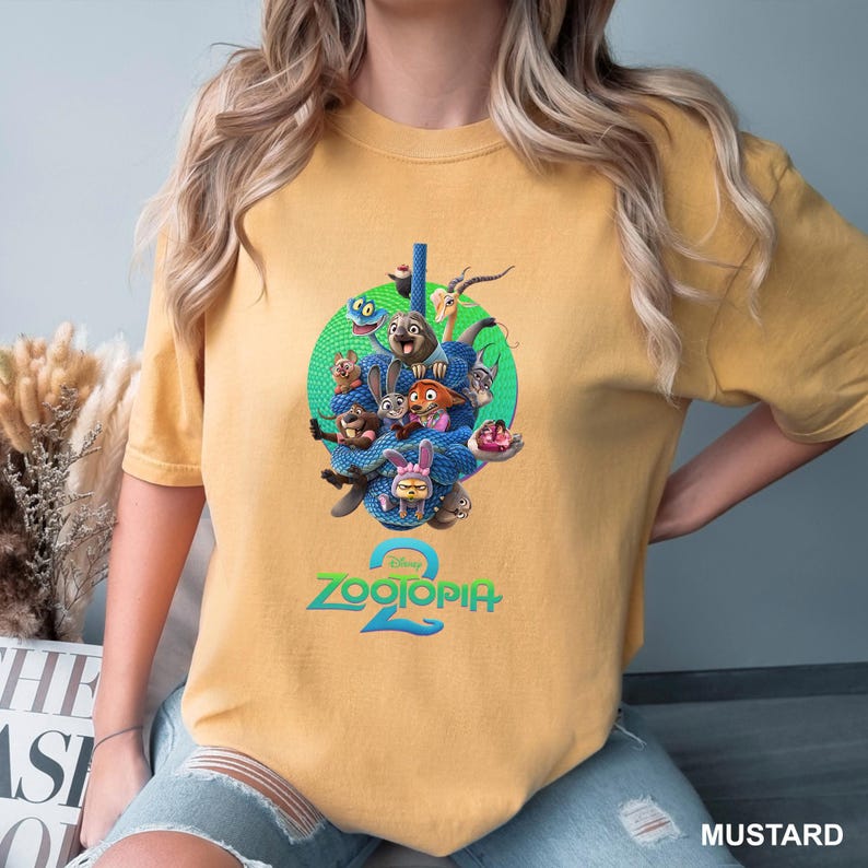 Disney Zootopia 2 Shirt, Comfort Colors Judy Hopps Nick Wilde Tee 213863 image 15