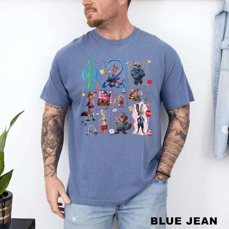 Camiseta de los personajes de Zootopia 2 de Disney, colores cómodos, 214666 imagen 5