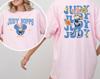 Comfort Colors Disney Zootopia Characters: Nick Wilde And Judy Hopps Shirt, 214289