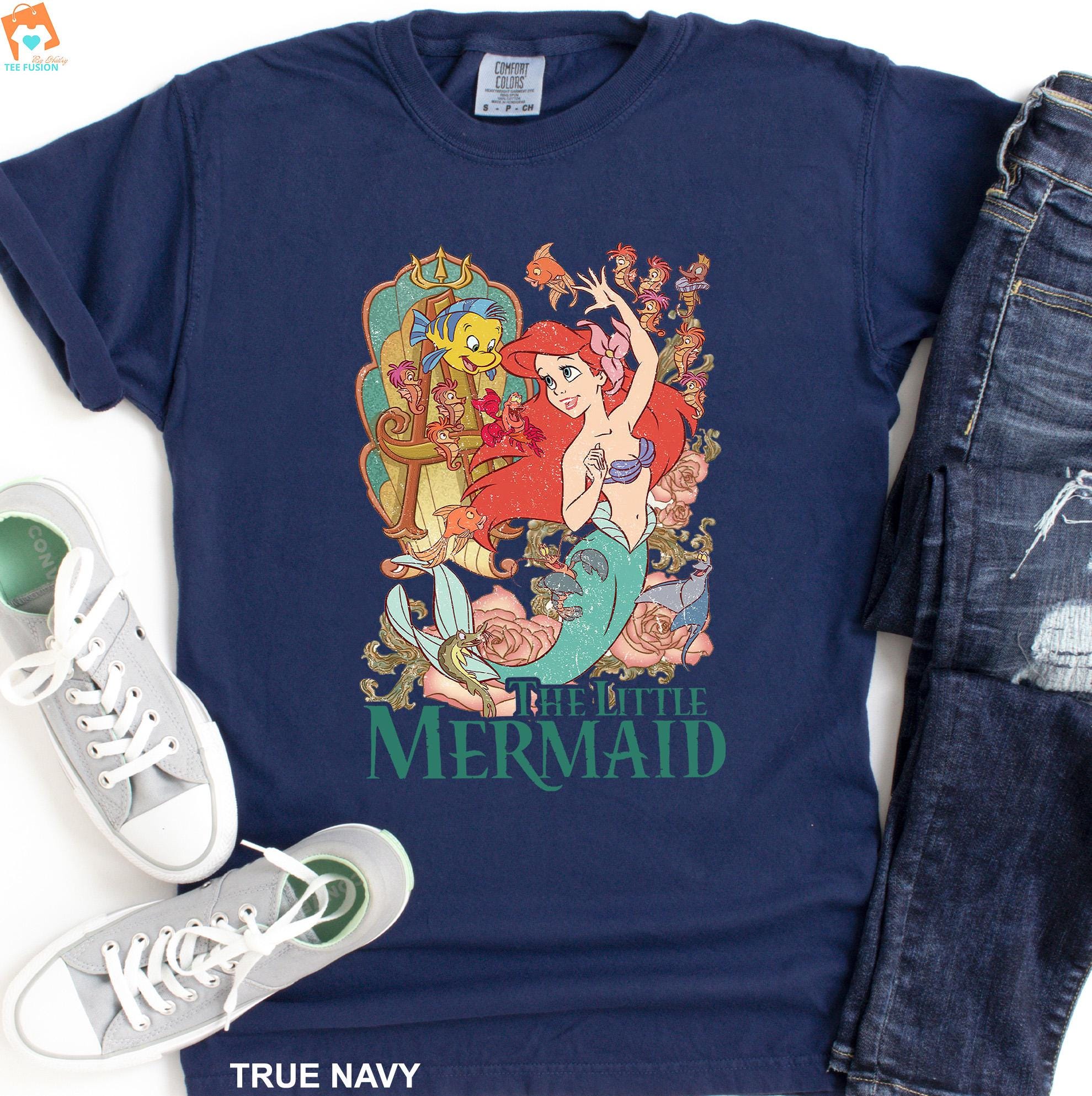 Vintage Disney the Little Mermaid Shirt Princess Ariel Shirt 