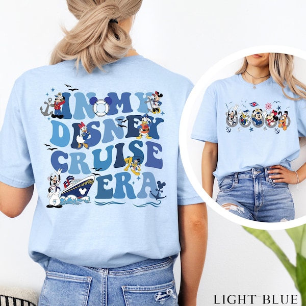 Camiseta de Disney Mickey y compañía Cruise. Camiseta de Mickey y sus amigos en la era de los cruceros Disney. Camiseta de Disney Cruise. Camiseta de Disney Family Cruisin. 212892
