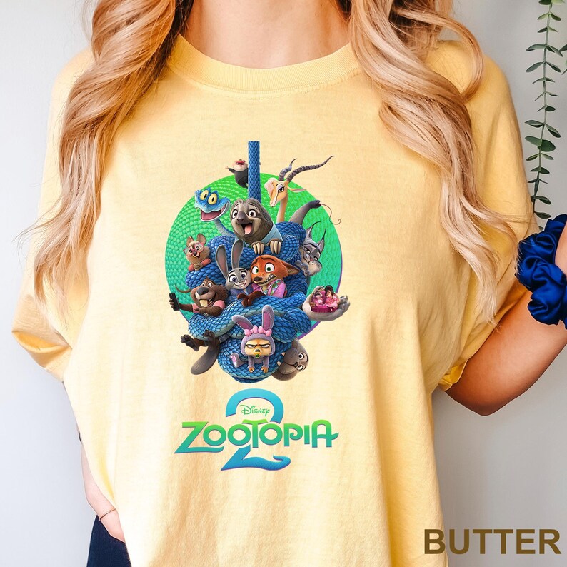 Disney Zootopia 2 Shirt, Comfort Colors Judy Hopps Nick Wilde Tee 213863 image 3