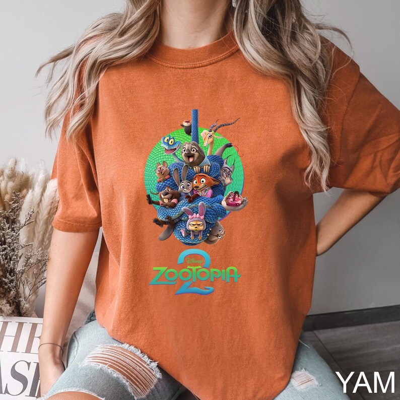 Disney Zootopia 2 Shirt, Comfort Colors Judy Hopps Nick Wilde Tee 213863 image 13