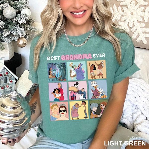 Disney Best Grandma Ever Shirt, Comfort Colors Funny Gift for Grandma 214144