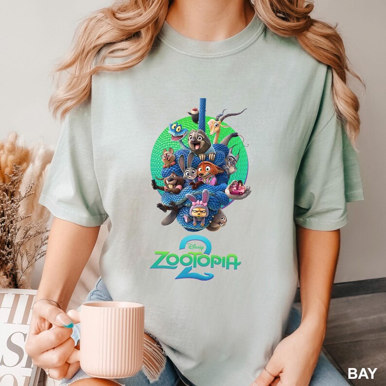 Disney Zootopia 2 Shirt, Comfort Colors Judy Hopps Nick Wilde Tee 213863 image 12