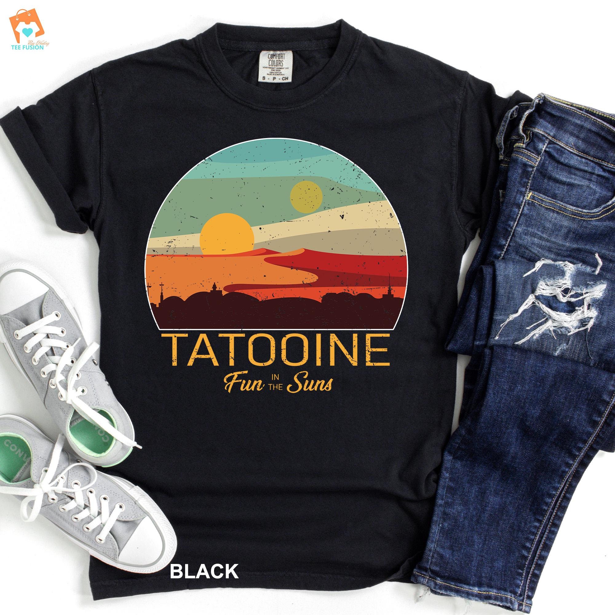 Star Wars Tatooine T-Shirt, Disney Star Wars Tee, Tatooine Sunset, Tatooine  Fun in the Sun, Luke Skywalker, Unisex Comfort Colors 211252