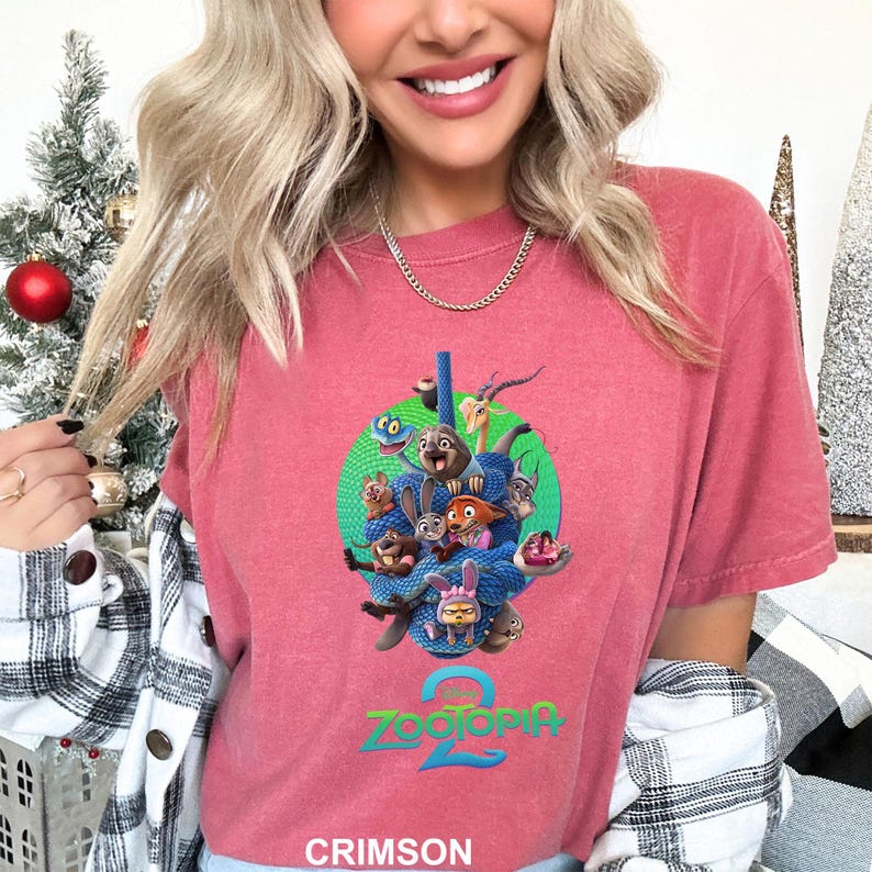 Disney Zootopia 2 Shirt, Comfort Colors Judy Hopps Nick Wilde Tee 213863 image 8