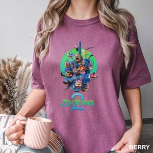 Disney Zootopia 2 Shirt, Comfort Colors Judy Hopps Nick Wilde Tee 213863 image 14