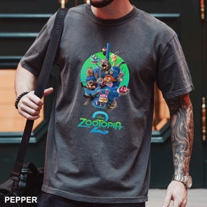 Disney Zootopia 2 Shirt, Comfort Colors Judy Hopps Nick Wilde Tee 213863 image 9