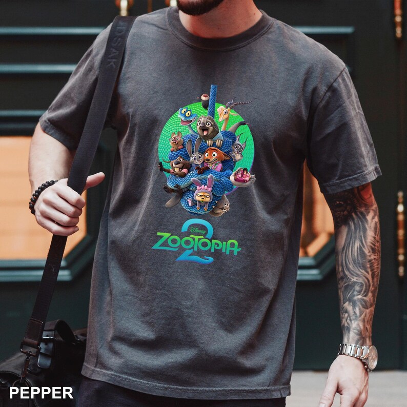 Disney Zootopia 2 Shirt, Comfort Colors Judy Hopps Nick Wilde Tee 213863 image 9