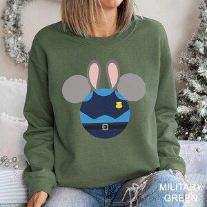Custom Zootopia Sweatshirt, Walt Disney World Shirt, Zootopia2 Characters Mickey Head Hoodie, 214023 Bild 5