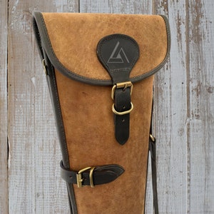 Leather Shotgun Slip Case , leather shotgun case, Gift for hunters, Hunting case, Leather shotgun sleeve, Leather case, rifle case, Handmade