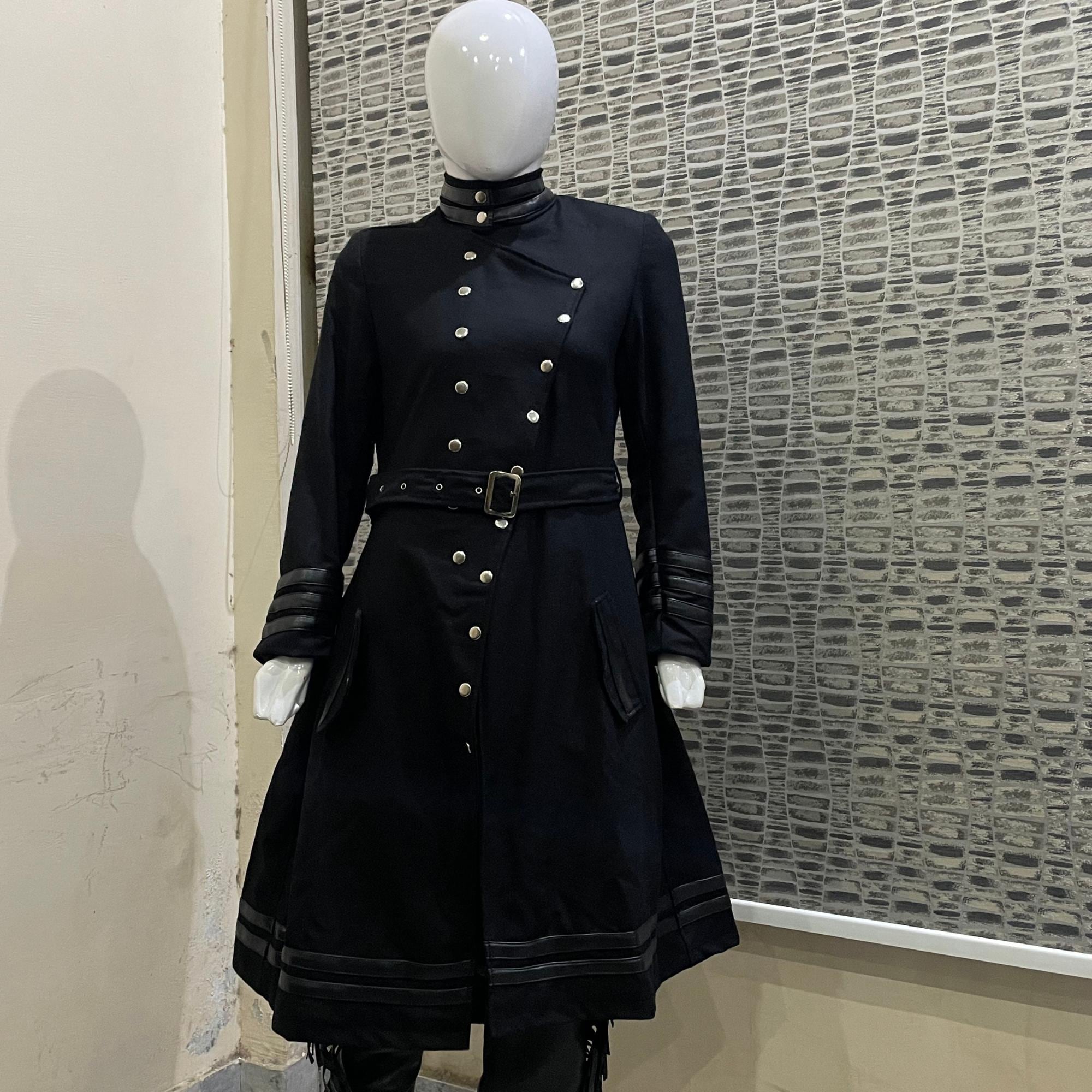 military style ladies coat