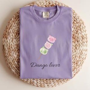 Sakura Tricolor Cat Dango Shirt, Dango Lovers, Japan Kawaii Food Mochi Neko T-Shirt Japanese, sweet japanese, Anime apparel, Kawaii Sweater