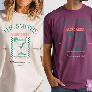 Custom Honeymoon Shirts, Personalized Couple Matching TShirts, Custom Mr and Mrs Shirts, Couples Honeymoon Club Shirt, Just Married Shirt