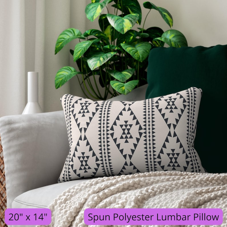Southwestern lumbar pillow