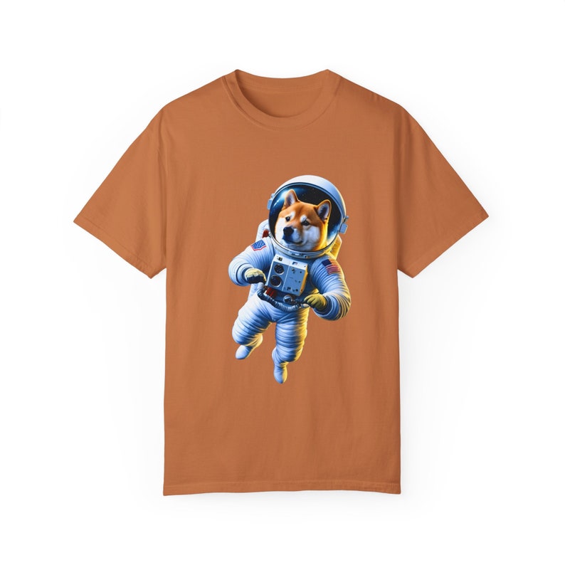 Astronaut Dog Shirt, Artemis 2, Dog in space shirt, Space Enthusiast Gift, NASA Mission Graphic Tee Gifts for dog lovers Yam