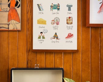 Lustiges Wisconsin Poster Wisconsin Kunstwerk Madison Poster Wisconsin Souvenir UW Madison Geschenke UW Madison Wandkunst