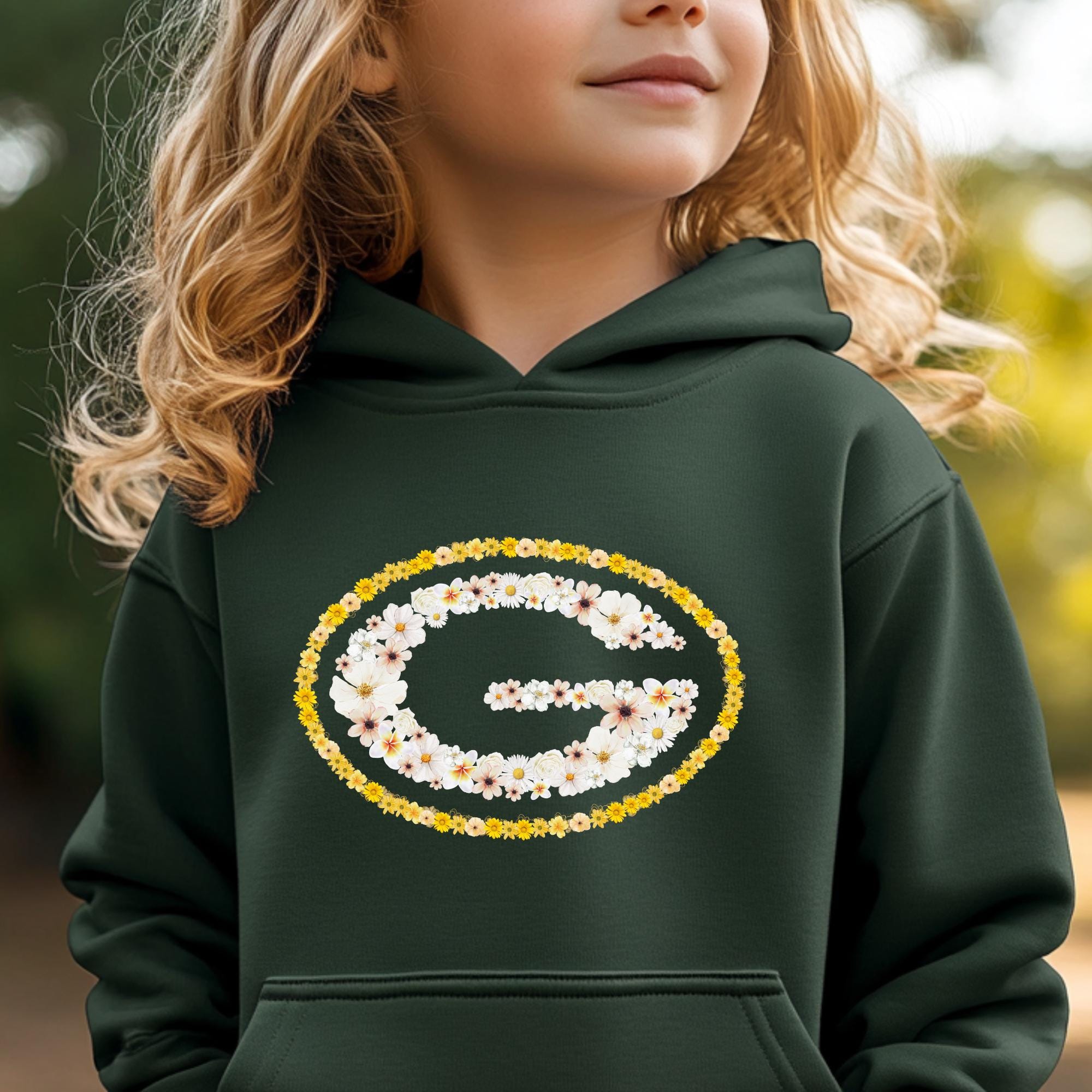 Girls Packers Sweatshirt Etsy