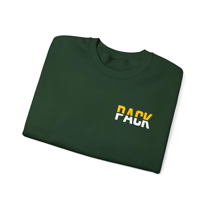 Green Bay Packers Football Sweatshirt, NFL Team Sweatshirt, Sports Fan Gift, Football Crewneck, Packers Fan Apparel, Game Day Sweatshirt image 6