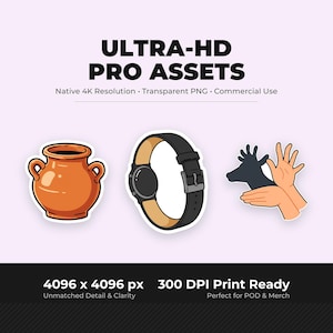 4K Lightsaber, Stone, Ship, Pot, Graphics, DIY ClipArt, Commercial Use