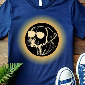 Bundel zonsverduistering, kat, hond, totale zonsverduistering 2024 png, zonsverduistering png, ontwerp zonssublimatie, digitale download