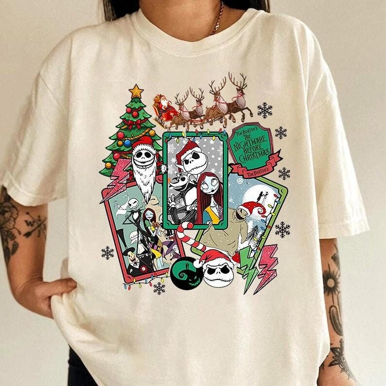 Vintage Disney the Nightmare Before Christmas Shirt Jack Skellington