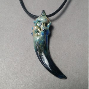 Wolf Claw Pendant Wolf Claw Tribal Jewelry for Men Biker Gift Body Jewelry for Guys Wildlife Idea for a Man Pendant Necklace