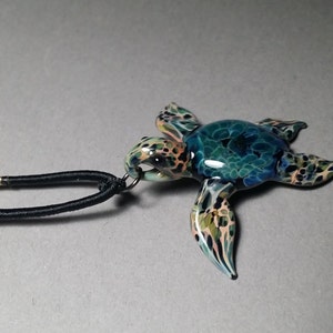 Sea Glass Sea Turtle Pendant Jewelry, This Turtle Necklace is a Great ...
