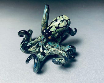 Black Spotted Octopus sculpture One of a Kind