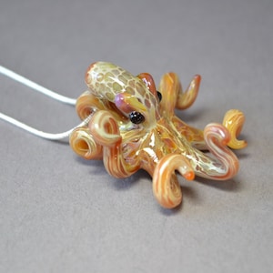 Octopus Pendant Necklace, Sea Life Ocean Theme Jewelry Diver Gift