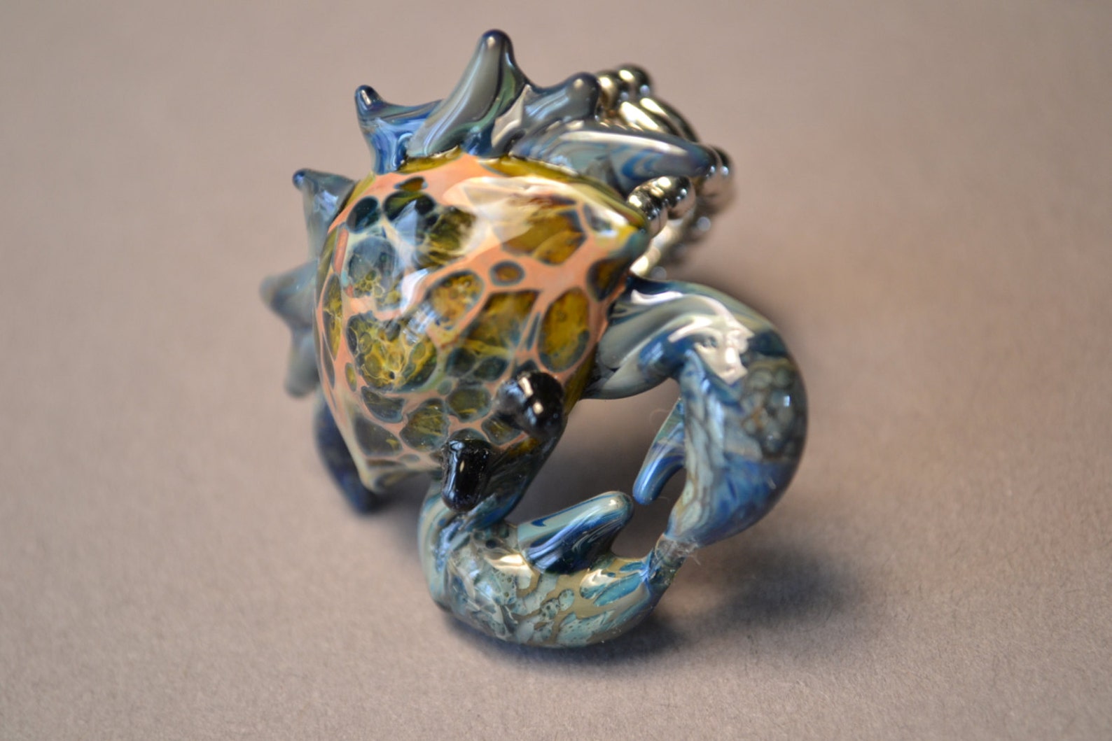 Hermit Crab Ring Handmade Jewelry Crab Pendant Beach Jewelry Etsy