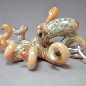 Octopus Pendant Octopus Necklace Glass Pendy Blown Glass Jewelry Octopus Jewelry Nautical Ocean Gift for Him Gift for Boyfriend